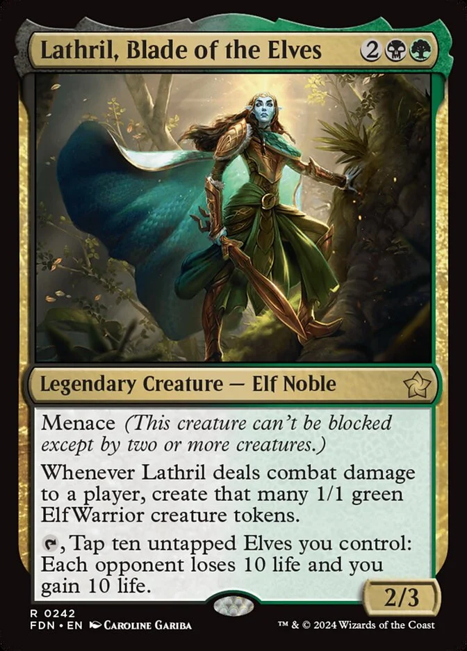 Lathril, Blade of the Elves 「FDN/242」「EN」