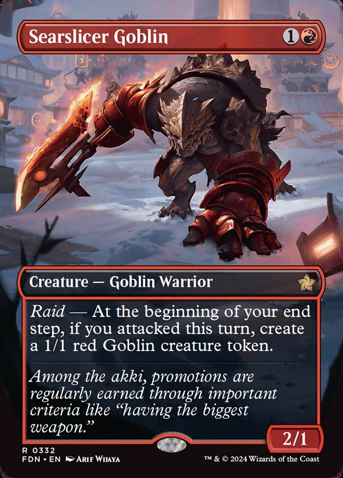 Searslicer Goblin 「FDN/332」「EN」