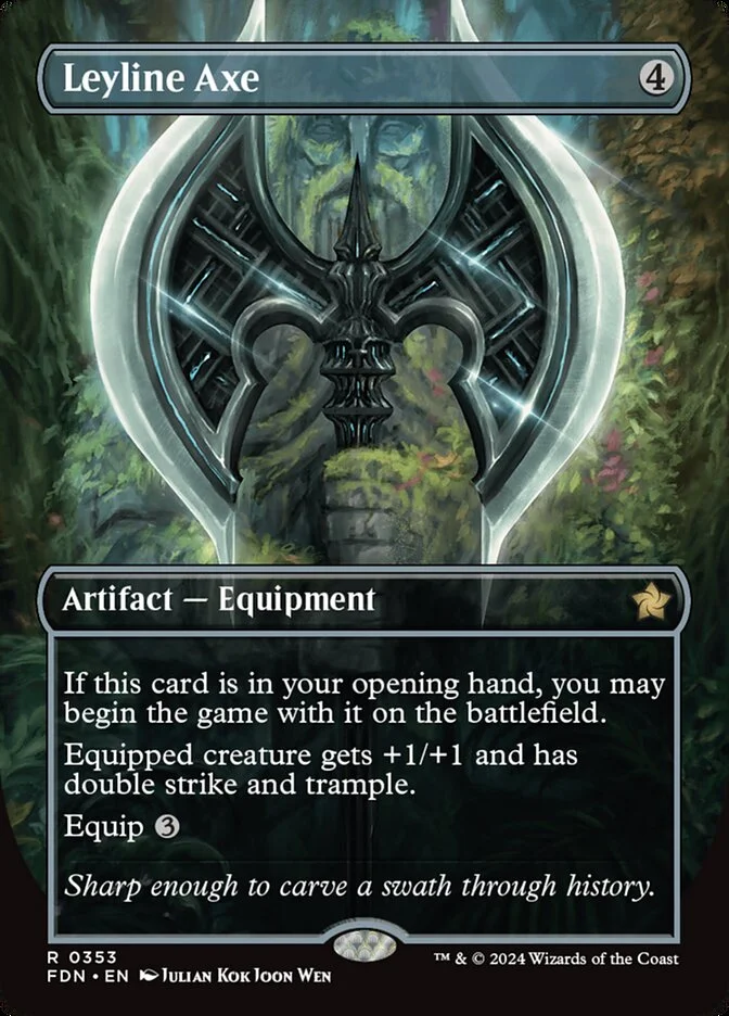 Leyline Axe 「FDN/353」「EN」