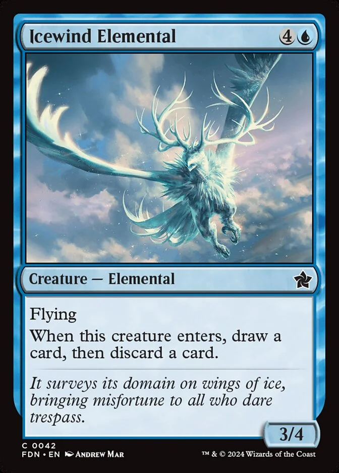 Icewind Elemental 「FDN/42」「EN」