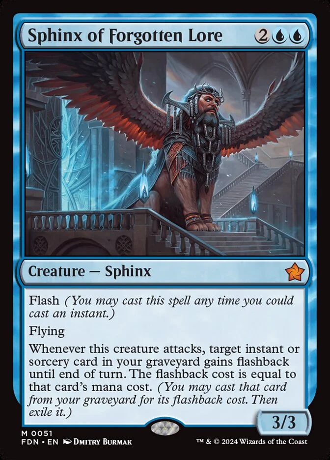 Sphinx of Forgotten Lore 「FDN/51」「EN」