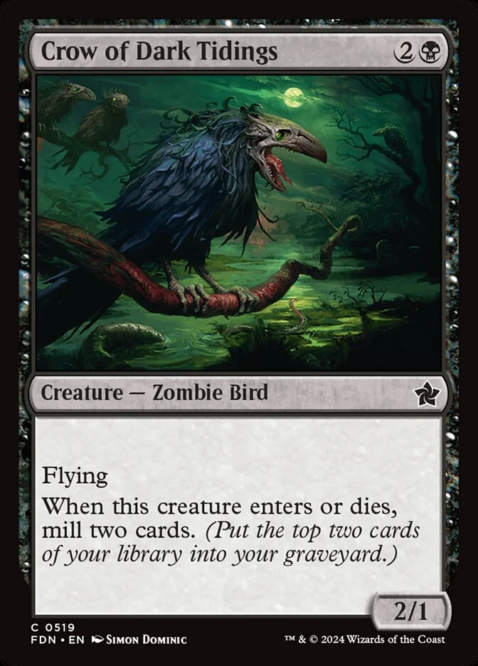 Crow of Dark Tidings 「FDN/519」「EN」