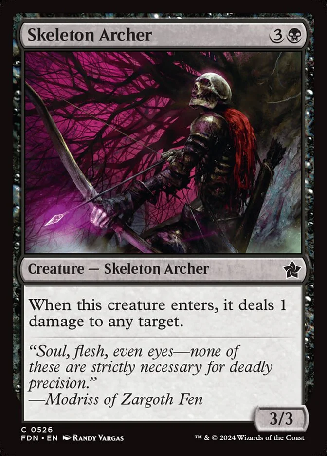 Skeleton Archer 「FDN/526」「EN」