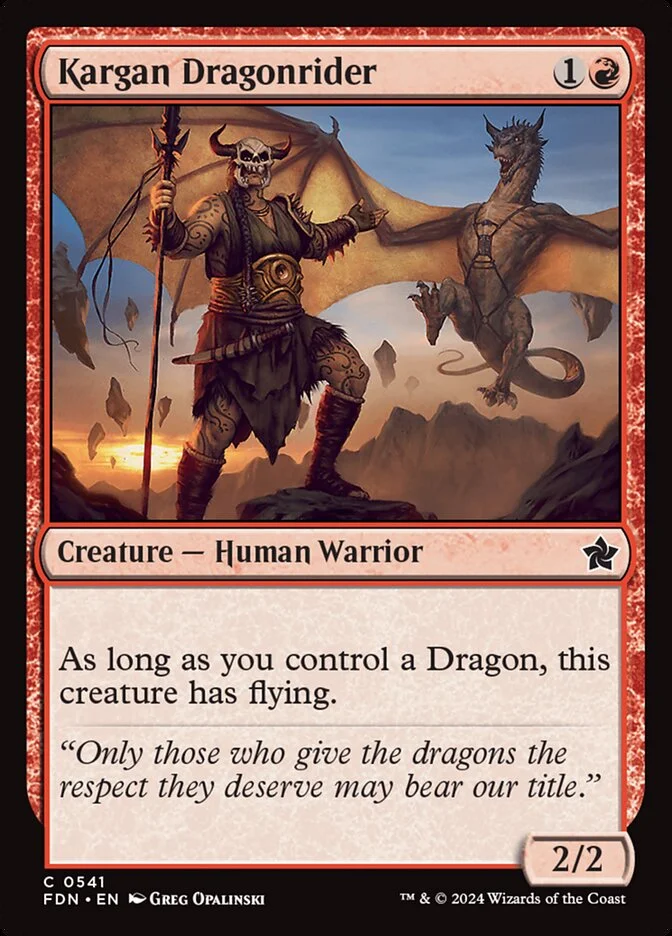 Kargan Dragonrider 「FDN/541」「EN」