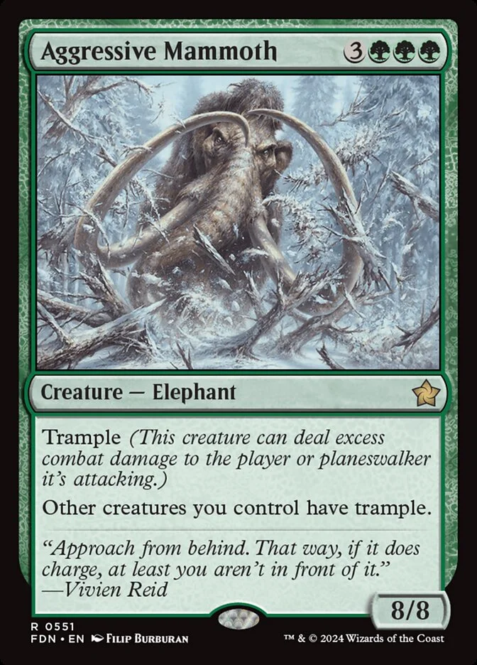 Aggressive Mammoth 「FDN/551」「EN」