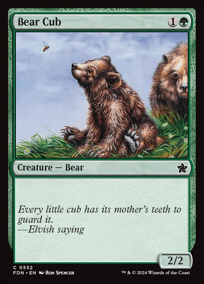 Bear Cub 「FDN/552」「EN」