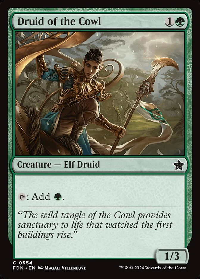 Druid of the Cowl 「FDN/554」「EN」