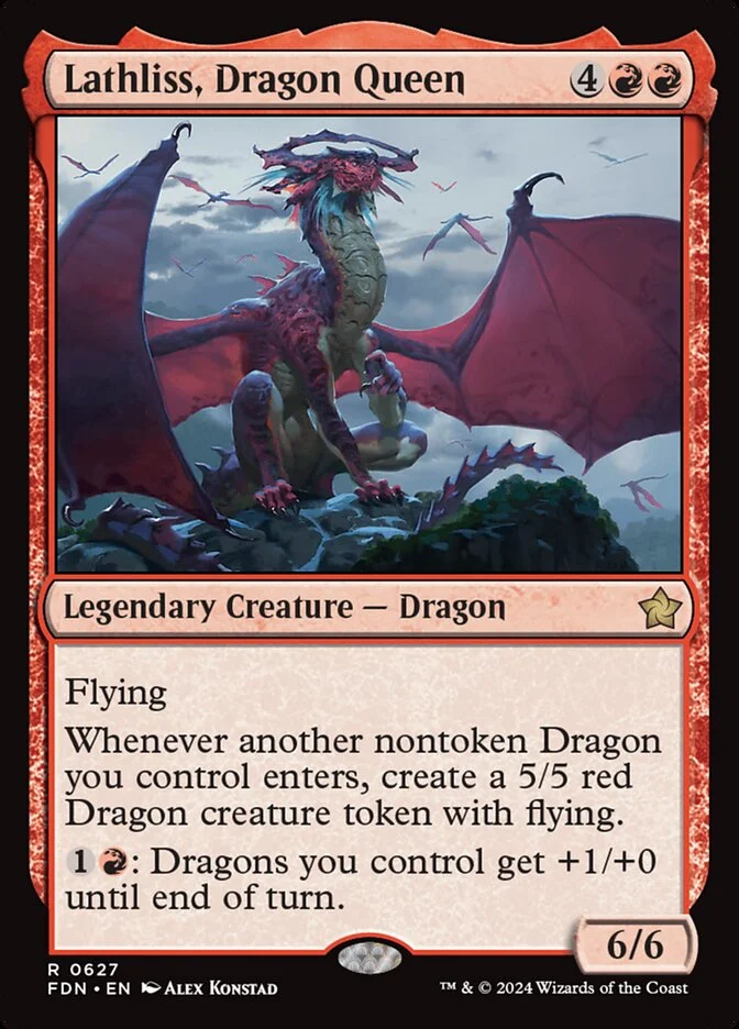 Lathliss, Dragon Queen 「FDN/627」「EN」