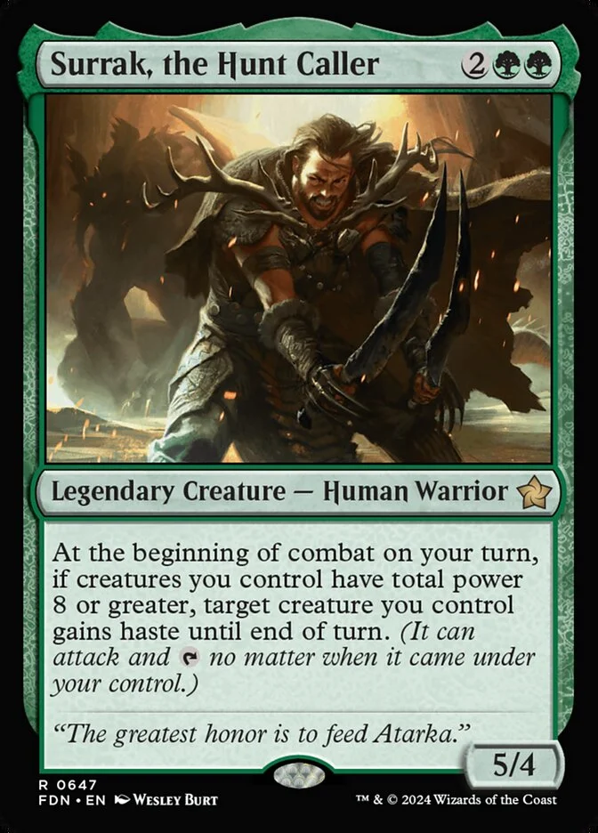 Surrak, the Hunt Caller 「FDN/647」「EN」
