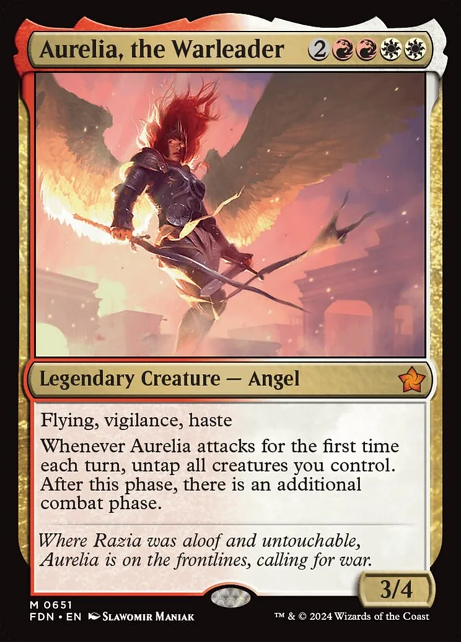 Aurelia, the Warleader 「FDN/651」「EN」