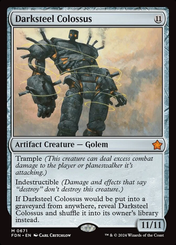 Darksteel Colossus 「FDN/671」「EN」