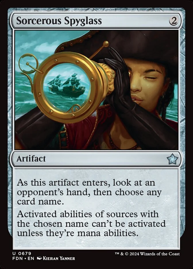 Sorcerous Spyglass 「FDN/679」「EN」