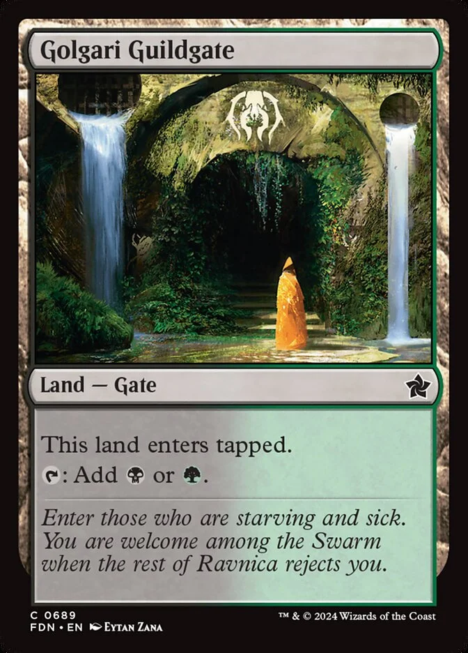 Golgari Guildgate 「FDN/689」「EN」