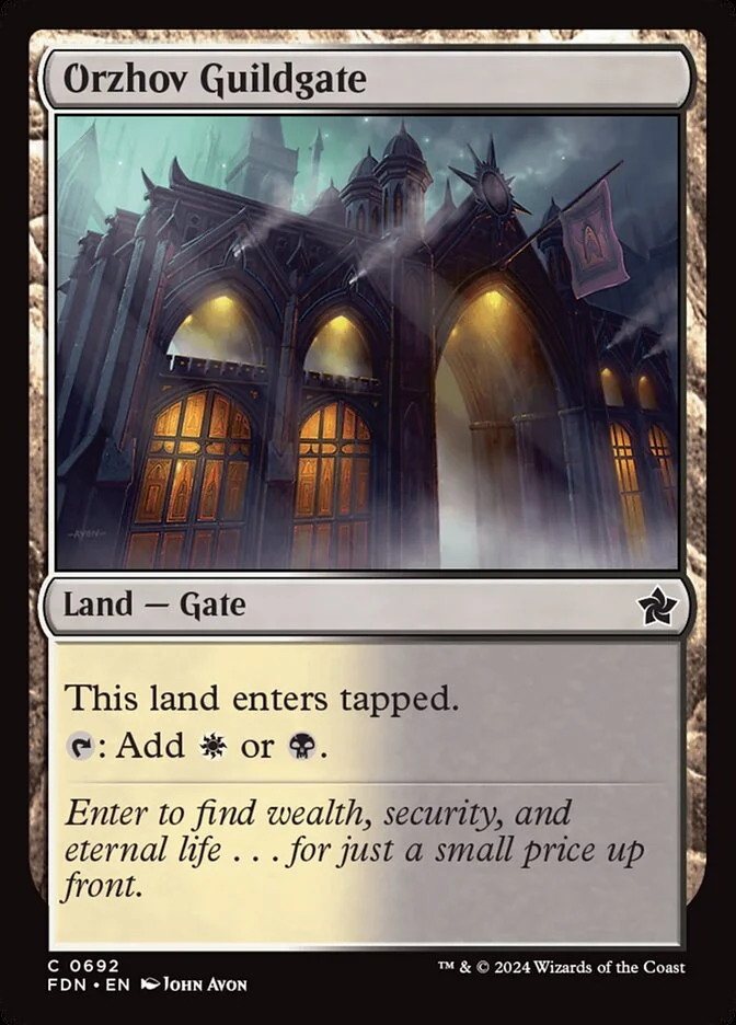 Orzhov Guildgate 「FDN/692」「EN」