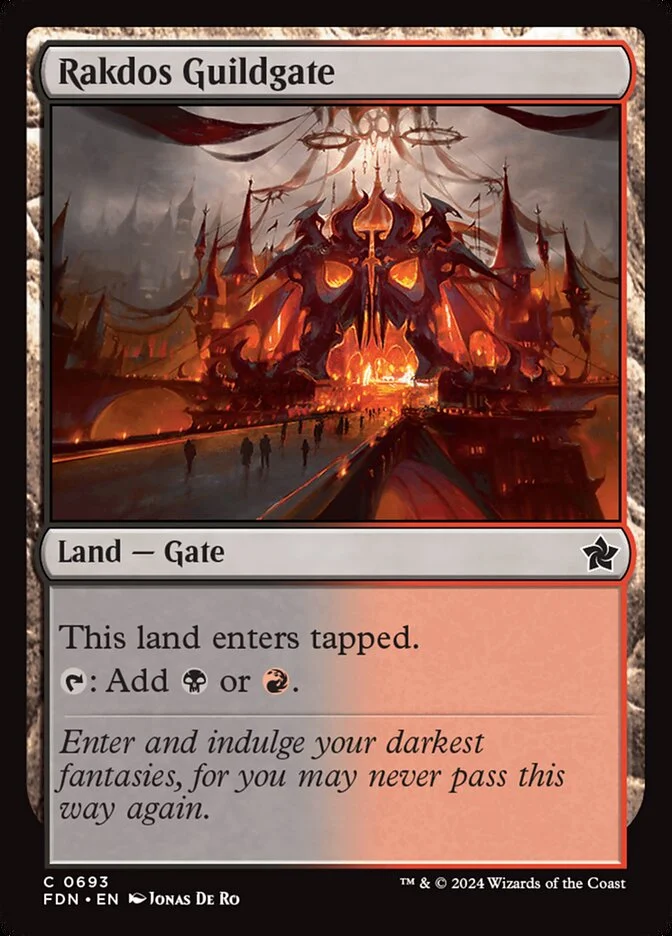 Rakdos Guildgate 「FDN/693」「EN」