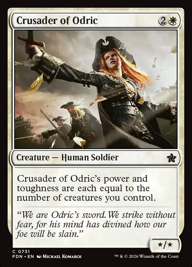 Crusader of Odric 「FDN/731」「EN」