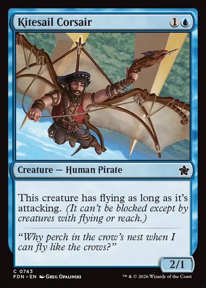 Kitesail Corsair 「FDN/743」「EN」