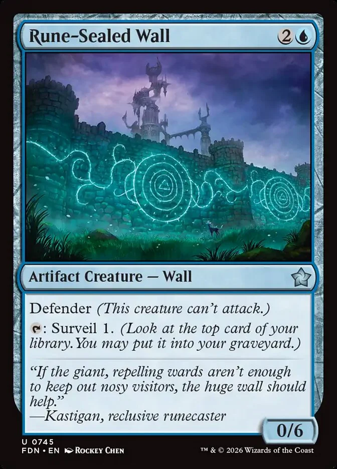 Rune-Sealed Wall 「FDN/745」「EN」