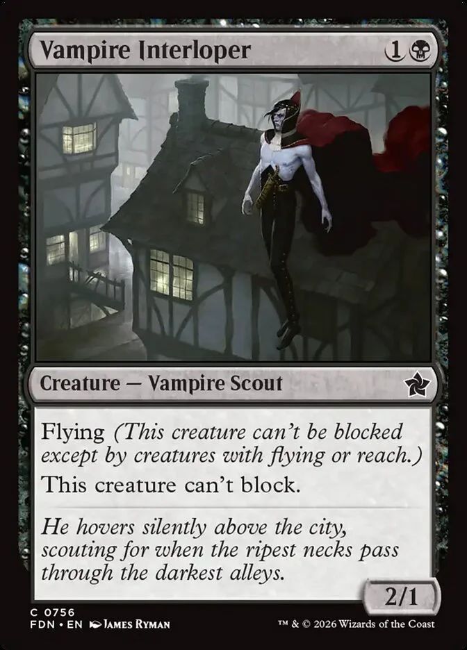 Vampire Interloper 「FDN/756」「EN」
