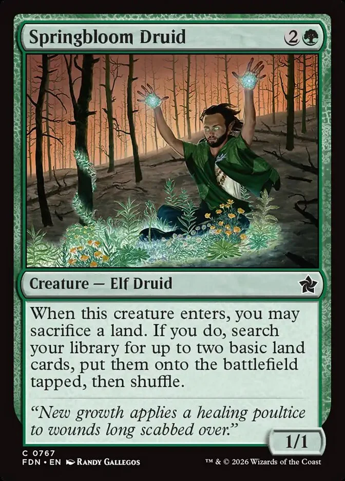 Springbloom Druid 「FDN/767」「EN」