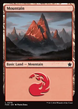 Mountain #278 · Magic: The Gathering
