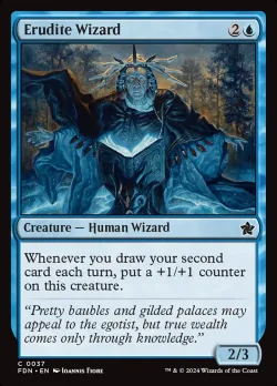 Erudite Wizard #37 · Magic: The Gathering