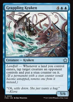 Grappling Kraken #39 · Magic: The Gathering