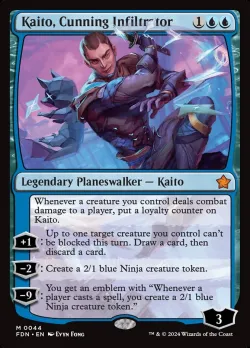 Kaito, Cunning Infiltrator #44 · Magic: The Gathering