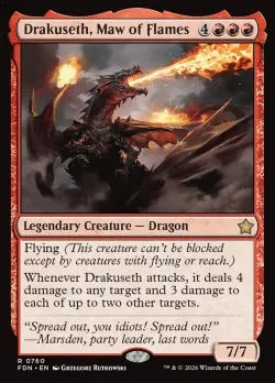 Drakuseth, Maw of Flames 「FDN/760」「EN」