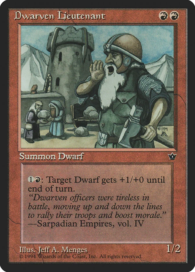 Dwarven Lieutenant 「FEM/52」「EN」