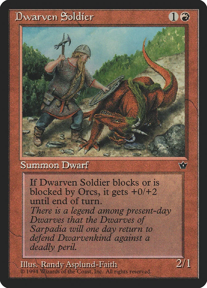 Dwarven Soldier 「FEM/53b」「EN」