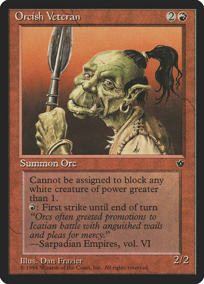 Orcish Veteran 「FEM/62b」「EN」