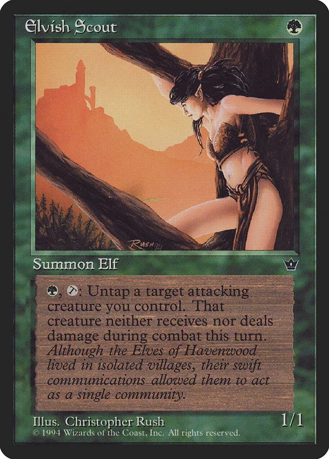 Elvish Scout 「FEM/68c」「EN」