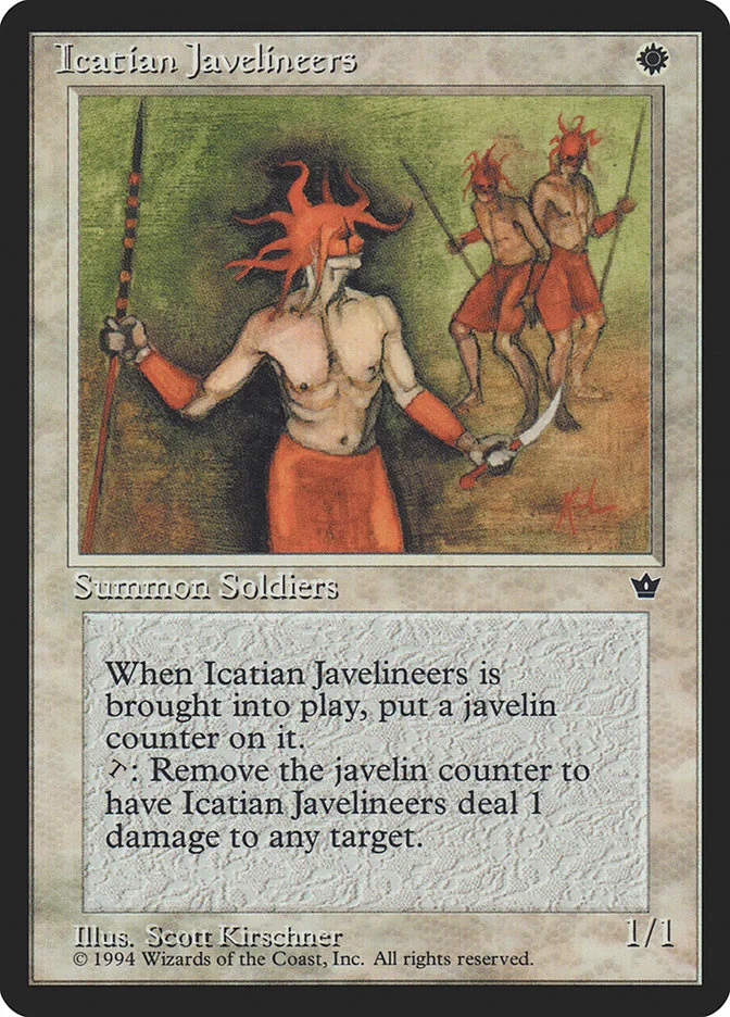 Icatian Javelineers 「FEM/8c」「EN」