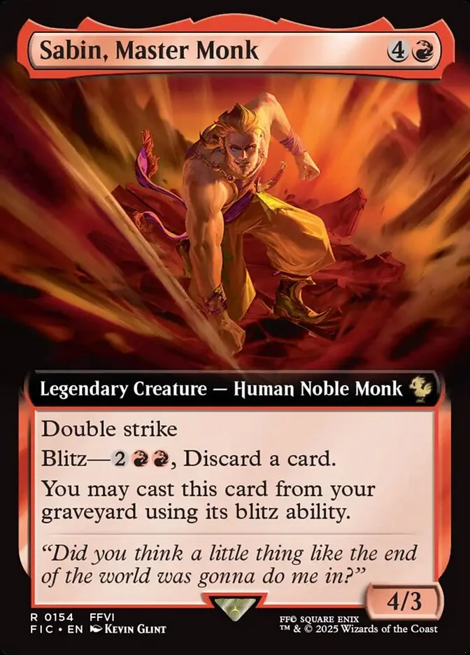 Sabin, Master Monk 「FIC/154」「EN」