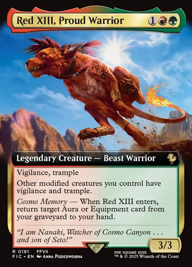 Red XIII, Proud Warrior 「FIC/181」「EN」