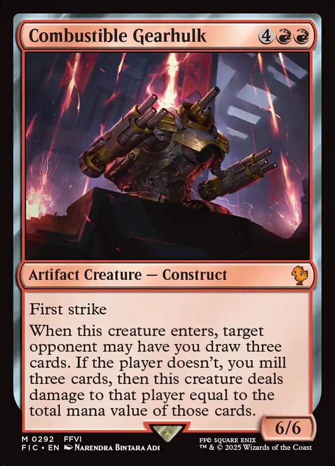 Combustible Gearhulk 「FIC/292」「EN」