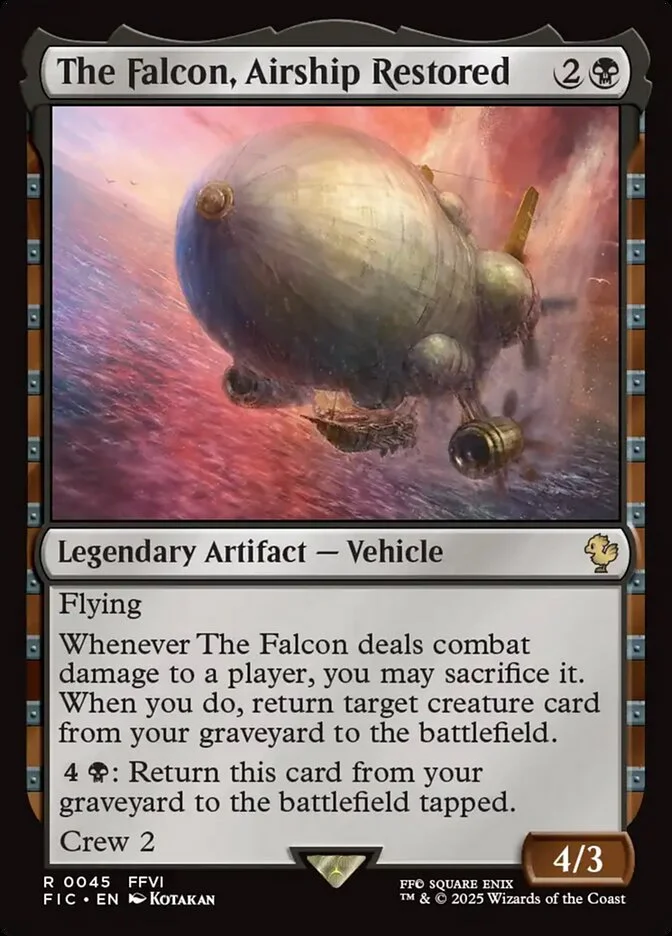 The Falcon, Airship Restored 「FIC/45」「EN」