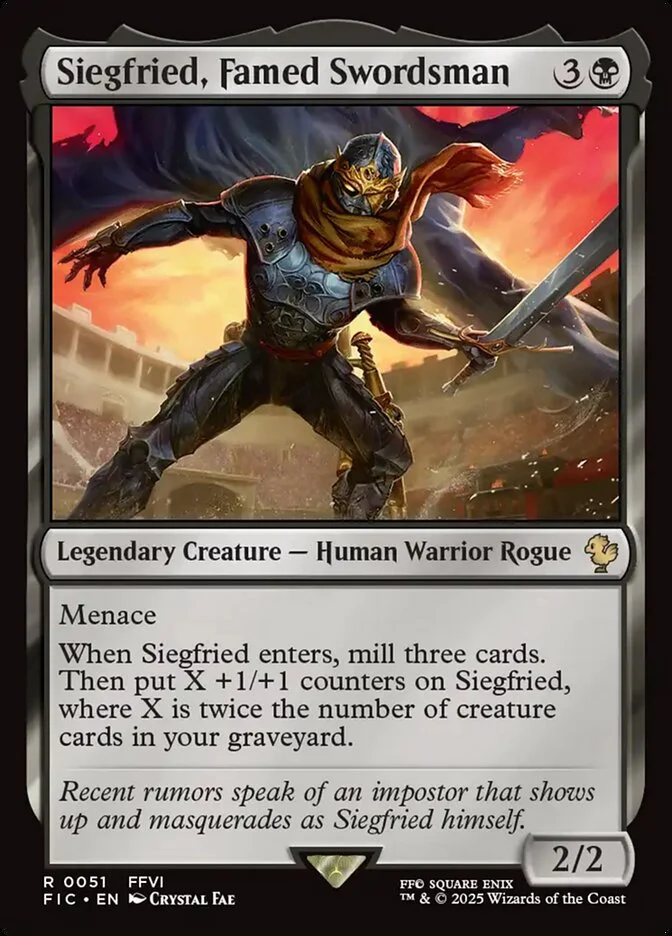 Siegfried, Famed Swordsman 「FIC/51」「EN」