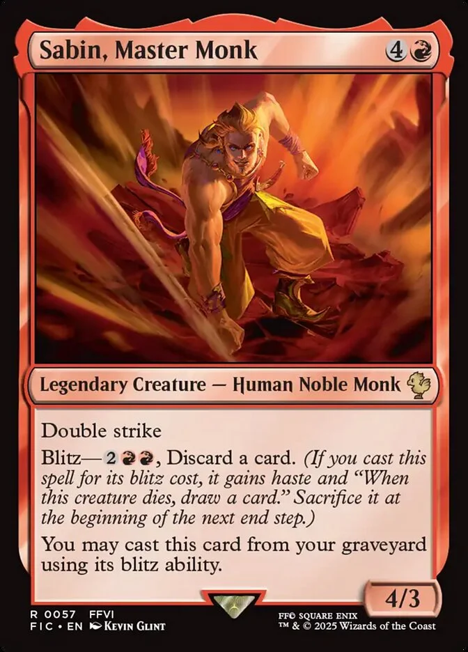 Sabin, Master Monk 「FIC/57」「EN」