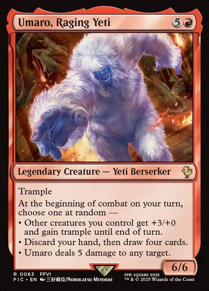 Umaro, Raging Yeti 「FIC/63」「EN」