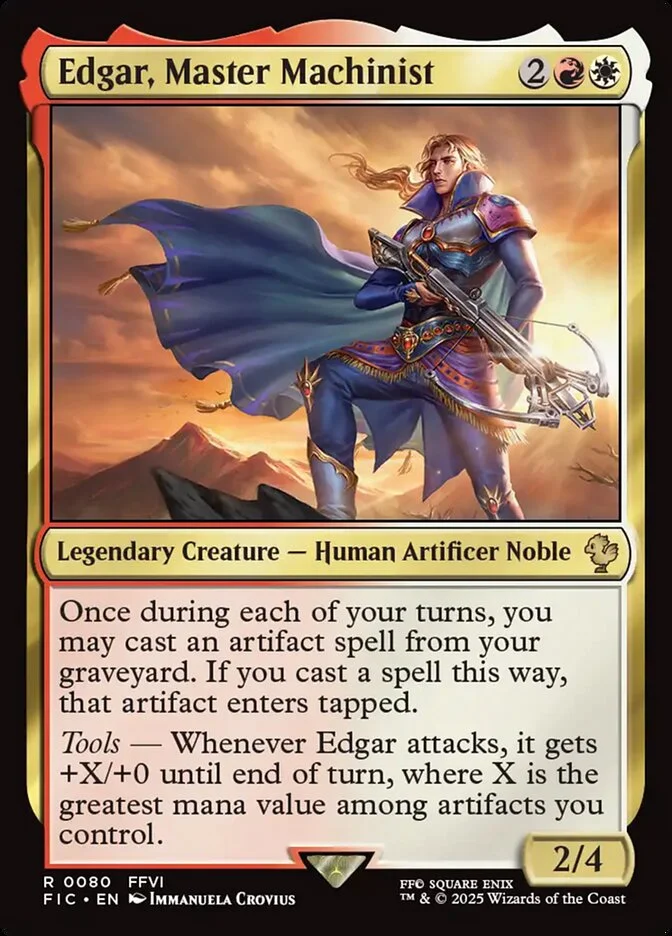 Edgar, Master Machinist 「FIC/80」「EN」