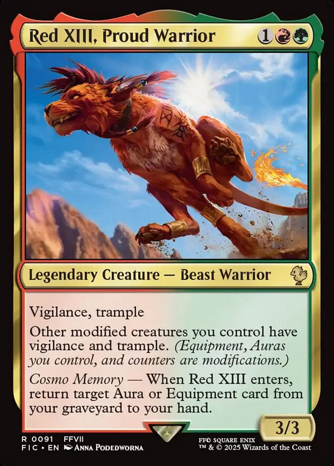 Red XIII, Proud Warrior 「FIC/91」「EN」