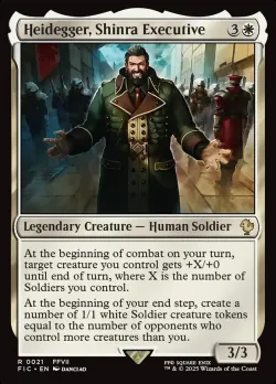 Heidegger, Shinra Executive #21 · Magic: The Gathering
