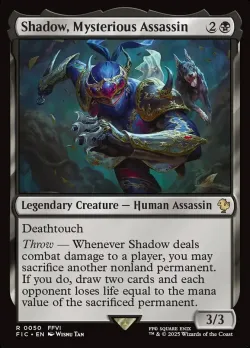 Shadow, Mysterious Assassin #50 · Magic: The Gathering