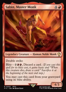 Sabin, Master Monk #57 · Magic: The Gathering