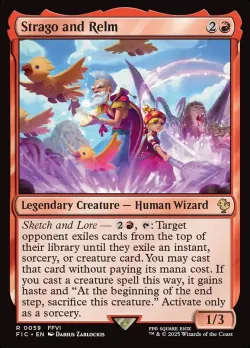Strago and Relm #59 · Magic: The Gathering