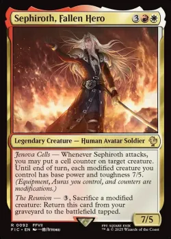 Sephiroth, Fallen Hero #92 · Magic: The Gathering
