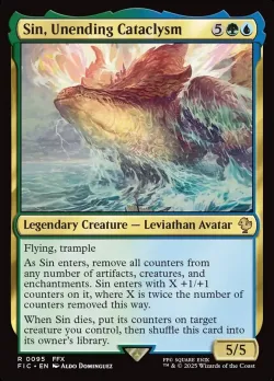 Sin, Unending Cataclysm #95 · Magic: The Gathering