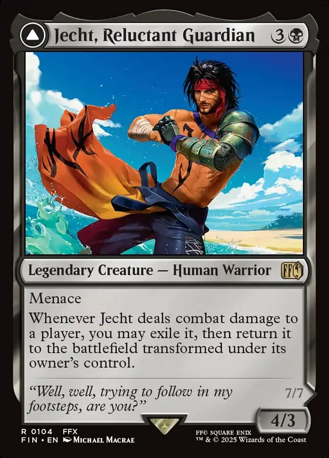 Jecht, Reluctant Guardian // Braska's Final Aeon 「FIN/104」「EN」